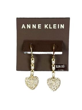 Anne Klein Ladies Cubic Zirconia Gold Hearts